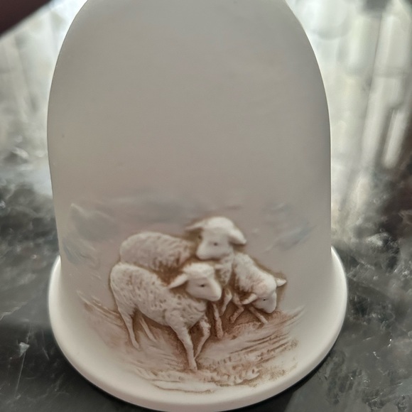 Vintage Porcelain Christmas Bell - Picture 3 of 6